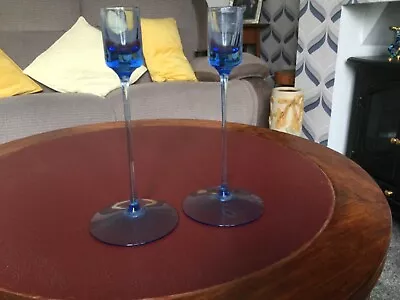 Buy Two Wedgwood Blue Candle Holders • 25£