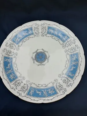 Buy Beautiful Vintage Coalport Blue And White 10.5 Inch Plate In Excellent Condition • 8.99£