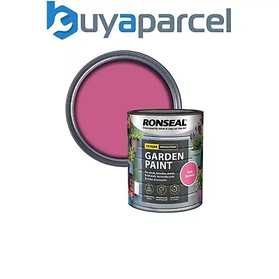 Buy Ronseal 37407 Garden Paint Pink Jasmine 750ml Exterior Outdoor Wood Shed Metal • 15.82£