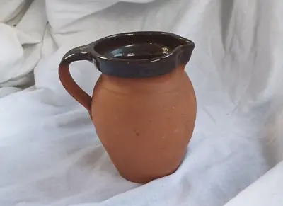 Buy Royal Barum Ware Pottery Jug - Glazed Inner Unglazed Outer. 12cm Tall - 9cm Diam • 4.75£