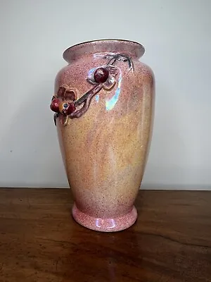 Buy Vintage Crown Ducal Ware Lustre Vase 26cm • 30£