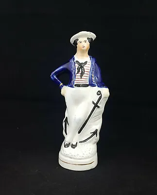 Buy Staffordshire Sailor Figurine - Chipped/Cracked • 150£