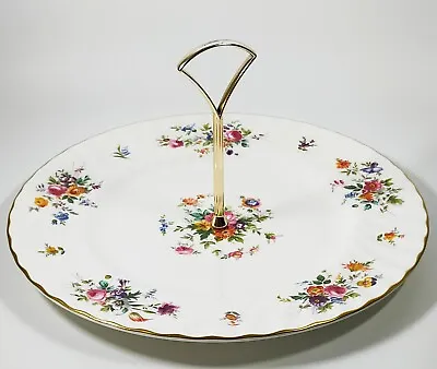 Buy Minton Marlow Bone China Large 10.75  Cake Plate Stand With Handle • 9.99£
