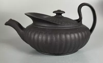 Buy Wedgwood Early 19thC Teapot Black Basalt. Antique English Pottery • 28£
