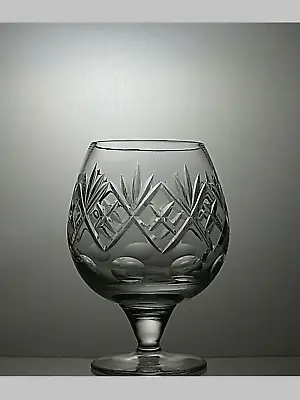 Buy Royal Doulton Crystal  Georgian  Cut Glass Brandy Glass 4 1/2  - 82C • 14.99£