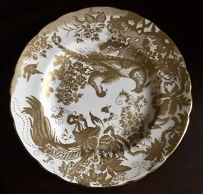 Buy Royal Crown Derby Gold Aves 21.5 Cm Plate.A1235 Dated 2010. • 24.99£