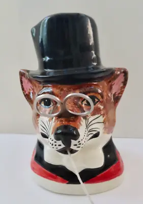 Buy Babbacombe Pottery - Hunting Fox String Holder - Red • 35£
