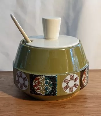 Buy Vintage Carltonware Jam Pot With Spoon • 16.99£