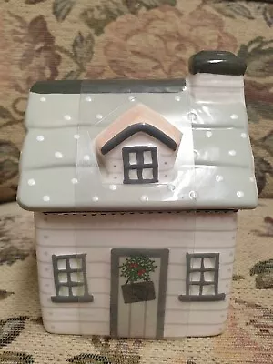 Buy New, M&S, Sealed, Ceramic Winter Cottage, 'jotter-pot' With Notepaper Inside • 9£