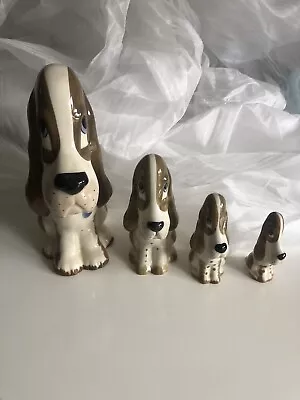 Buy Szeiler Studio Sad Sam Beagle Dog Figurines X 4 • 14£