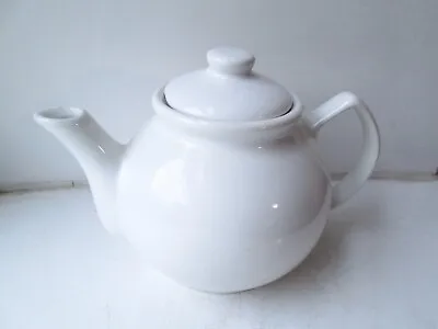 Buy Vintage Clarice Cliff White Plaid Pottery Teapot  • 22.50£