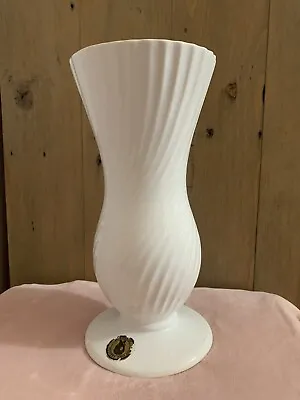 Buy Dartmouth Pottery Vase White Pinkish Swirl Lustre Med. Fine English Pottery • 6.50£