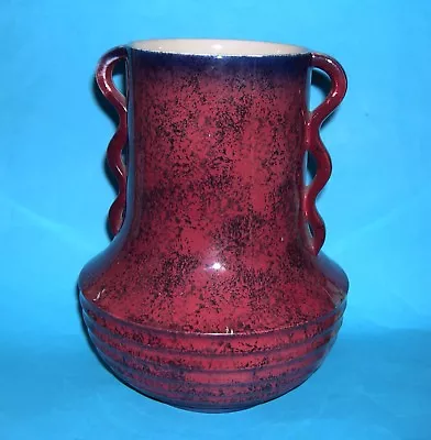 Buy Vintage Carlton Ware Rouge Royale Twin Handled Large 22cm Tall Vase • 59.99£