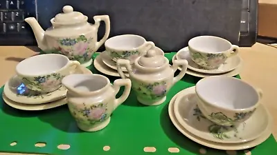 Buy Childs/Toy China Tea Set Vintage Floral Pattern Made By CODEG • 9£