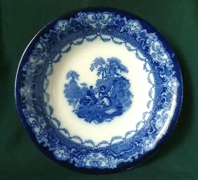 Buy New Wharf Pottery Serving Bowl Antique Semi Porcelain Serving Dish Blue & White • 74.95£