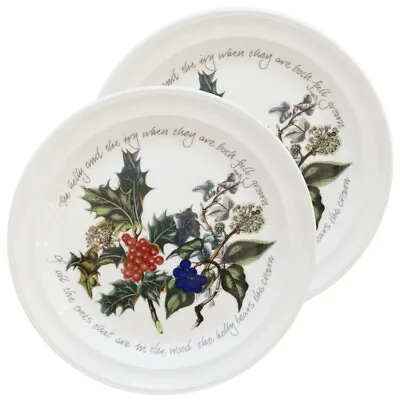 Buy Portmeirion  Holly And The Ivy Salad Plates X 2 -  NEW  • 34£