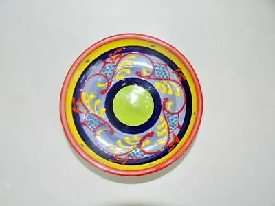 Buy Del Rio Salado Ceramic Pottery Small Bowl Dish Handmade In Spain Feather Design • 14.19£