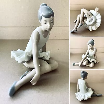 Buy Lladro NAO Seated/Sitting Ballerina In Mint Condition • 35£
