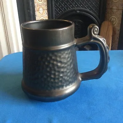 Buy Vintage Prinknash Abbey Pottery Tankard Gunmetal - Pewter Effect. • 3.99£