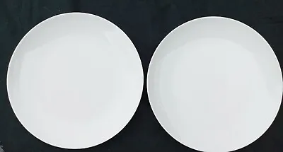 Buy (2) Thomas Rosenthal Germany  White 10.25  DINNER PLATES • 18.88£
