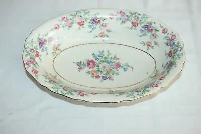 Buy Thomas Ivory Of Germany MAYFAIR Pattern Oval Vegetable Serving Bowl Floral 10.5  • 25.41£