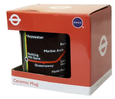 Buy London Underground Tube Map Print Black Ceramic Mug (gwc) • 5.49£