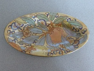 Buy Charlotte Rhead TL5 Oval Tray By Bursley Ware In Excellent Condition • 95£