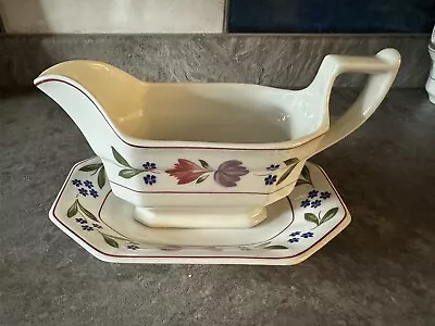 Buy Adams Old Colonial Gravy Sauce Boat & Stand Beautiful Condition • 4.99£