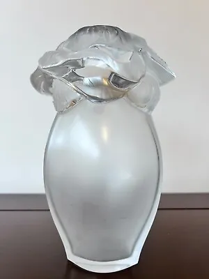 Buy Lalique Saint Barth Crystal Vase, Clear, 22cm (h), Used, Minor Scratches On Base • 999£