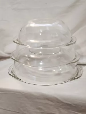 Buy Pyrex Clear Round Bowls 023-024 With Tab Handles • 33.07£