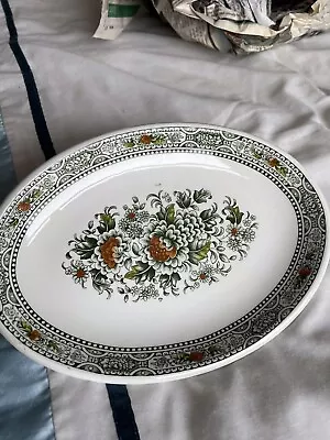 Buy Ridgeway Pottery Ironstone Oval Porcelain Plate ‘Canterbury’ • 9.99£