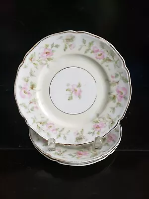 Buy The Bangor -4957- By Hutschenreuther Selb Bavaria 3 Bread & Butter Plates 6 1/8  • 17.78£