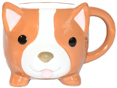 Buy Cup Mug Coffee Tea Pembroke Welsh Corgi Brown Figural 3D Large 16 Oz. Cute • 28.90£