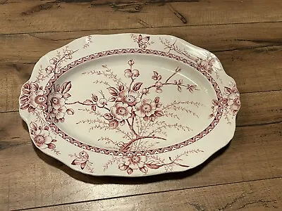 Buy Vintage Alfred Meakin England Medway Decor Pink Plate  China Dinnerware • 33.18£