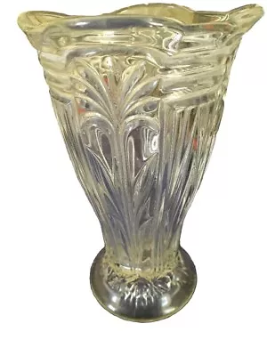 Buy Rare Art Deco Glass Vase 7in (BLU2) • 8£