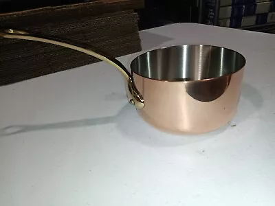Buy Mauviel M'200B 2mm Copper Sauce Pan With Brass Handle, 1.2-Qt • 154.79£