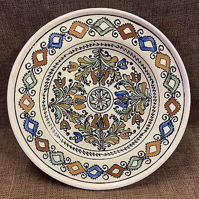 Buy Vintage Traditional Romanian Korond Folk Art Plate • 16£