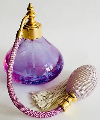 Buy Rare “Caithness” Glass Scotland Ladies Perfume Spray Dispenser Atomiser (350g) • 150£