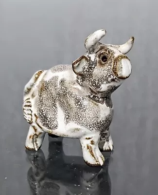 Buy Ark Studio Pottery Small Bull Cattle Figurine Vintage Figure • 4.99£
