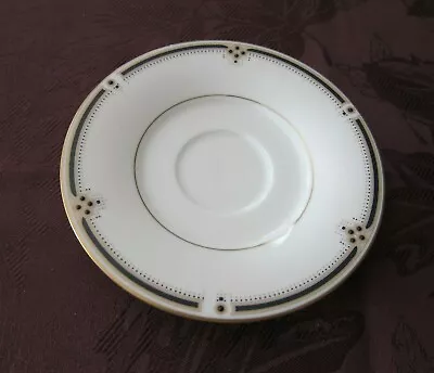Buy Noritake China Evening Gown Saucer #7738 White With Raised Dots Porcelain • 5.75£