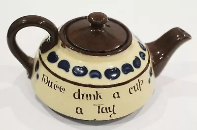Buy Torquay Pottery Longpark Motto Ware  Cockerel  Teapot • 4.95£