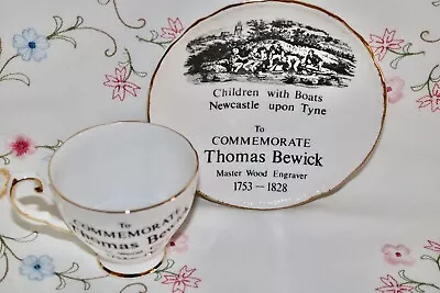 Buy RARE Wedgwood Royal Tuscan Commemorative Fine China Coffee Cup Saucer Newcaastle • 20£