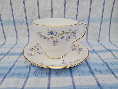 Buy Duchess Tranquillity Breakfast Teacup & Saucer Forget Me Not Bone China • 9.99£