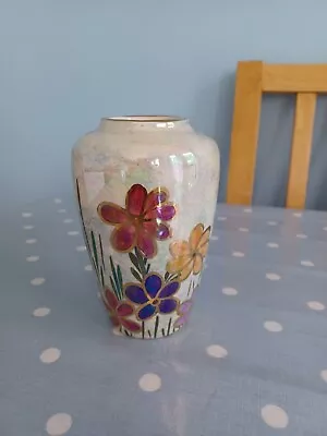 Buy Vintage Old Court Ware Lustre Small Floral Vase • 6£