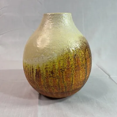 Buy Fantoni Pottery Multicolored Drip Vase Raymor Italy 1960’s • 535.28£