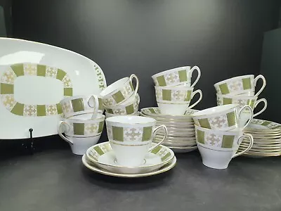 Buy Spode Bone China 12x Tea Cups Saucers Tea Set Persia Pattern • 70£