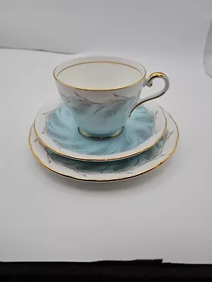 Buy Blue Wheat Aynsley Bone China Tea Cup & Saucer + Side Plate  • 14.99£