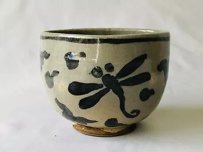 Buy Y4821 CHAWAN Annan-ware Dragonfly Box Japan Tea Ceremony Antique Pottery Bowl • 271.97£