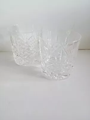 Buy Edinburgh Crystal Pair Of Whiskey Tumblers. Signed On Base. Excellent Condition • 14£