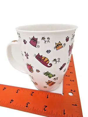 Buy Cat Tea Coffee 10 Oz. Mug Made England New Age Maggie Harland Dunoon Bone China • 12.24£